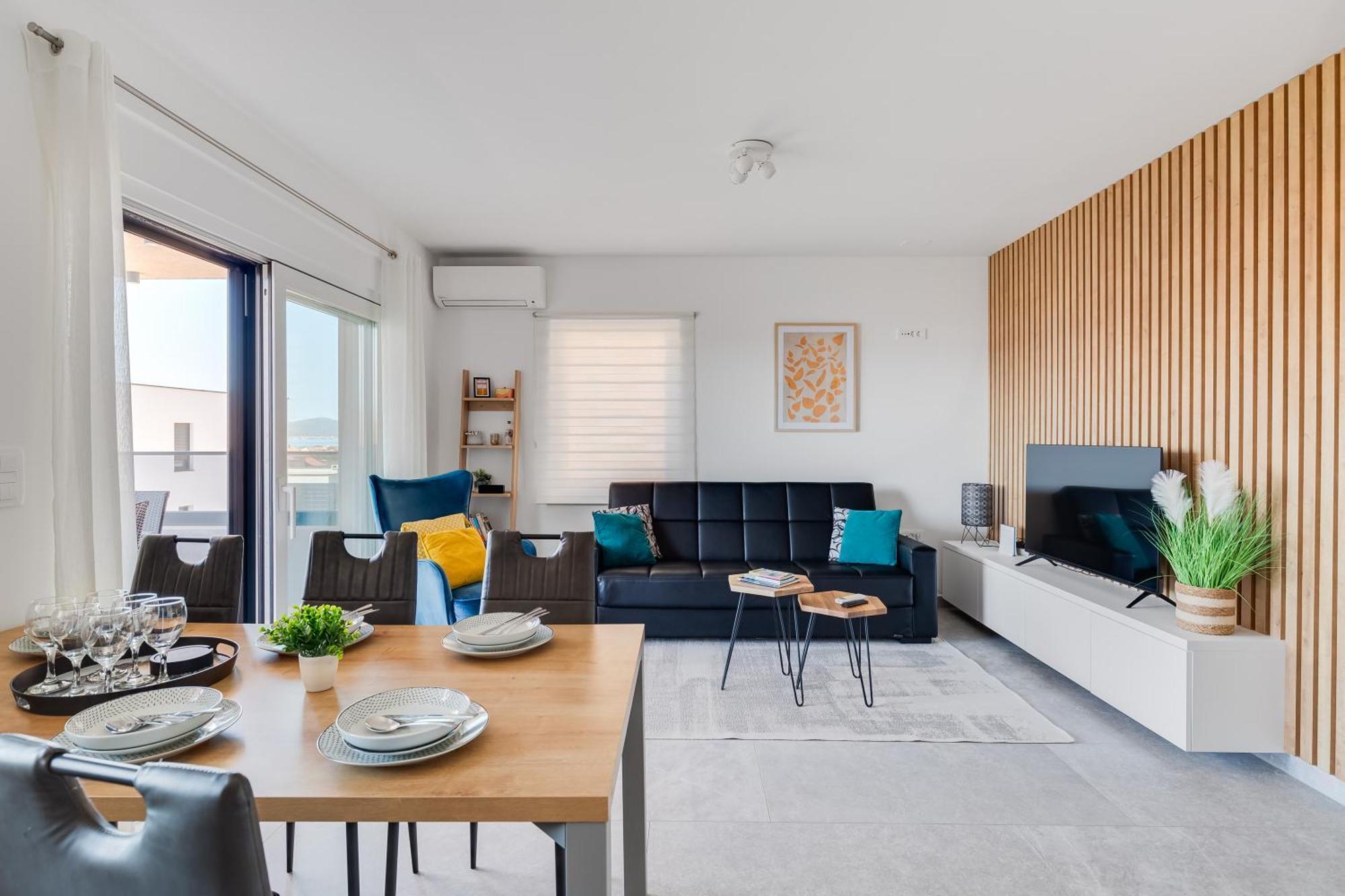Sea Bay View Apartment - Appartement Avec Piscine Et Magnifique Vue Sur Mer Sveti Filip i Jakov Exteriör bild